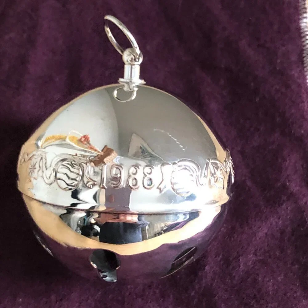 Wallace Silversmiths 1988 Silver Plated Sleigh Bell - 18th Limited Edition